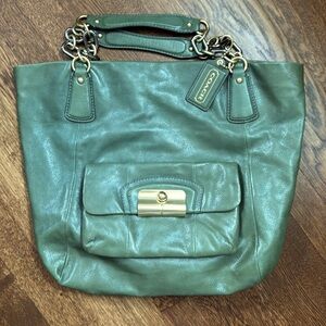 NWT Coach Kristin XL Leather Tote Bag